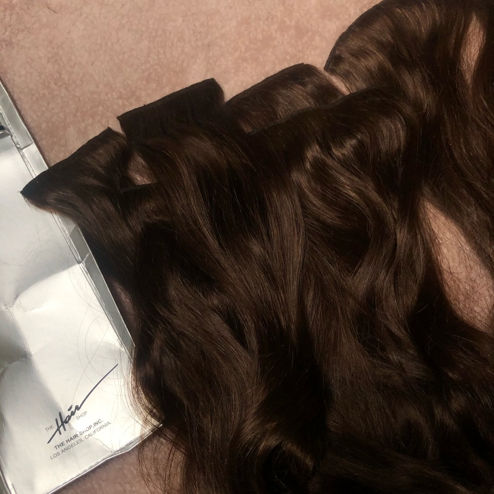 The hair shop - hair extensions dark brown